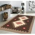 thumbnail image 6 of Pasargad Home Tuscany Style 97" x 119" Hand-Woven Wool Area Rug in Brown/Mocha, 6 of 6