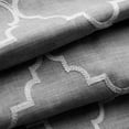 thumbnail image 3 of Hometrends Natalie 84" Back Tab Light Filtering Drapery Window Curtain Panel, White, 3 of 6
