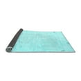 thumbnail image 2 of Ahgly Company Indoor Rectangle Solid Light Blue Modern Area Rugs, 8' x 12', 2 of 4