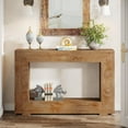 thumbnail image 5 of Tribesigns Farmhouse Console Table, 47" Wood Hallway Table with Storage for Hallway, Natural Wood, 5 of 5