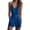 Navy, variant on Womens Spaghetti Strap V Neck Romper Casual Summer Jumpsuit With Pockets Loose Fitted Breathable For Beach Vacation And Daily Wear