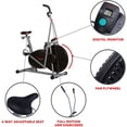 thumbnail image 2 of Bicicleta de Aire Estática Sunny Health & Fitness Air Hybrid SF-B2618 con Ventilador con Resistencia Ilimitada y Soporte para Tablet 220lb Gris, 2 of 2