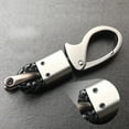 thumbnail image 4 of Metal Key Chain Car Key Holders PU Rope Horseshoe Buckle Hook Automotive Supplies, 4 of 8