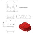 thumbnail image 3 of Adaptador para batería DeWalt o Hercules de 12 V como máximo, calibre 12, 3 of 7