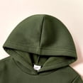 thumbnail image 6 of PatPat Kid Boys Girls Hoodies Pullover Fleece Solid Color Sweatshirt with Pocket Top Size 4-14, 6 of 6