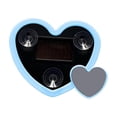 thumbnail image 2 of Colaxi Heart-Shaped LED Ambient Light for Cars. Romantic And Decorative Car Interior. Solar Powered to Create A Romantic Atmosphere. Light Blue, 2 of 7