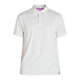 thumbnail image 4 of Birdie Bound Men's & Big Men's Patterned Golf Polo Shirt, Sizes S-3XL, 4 of 5