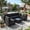 Black Rattan/Black Cushion, variant on Patio Furniture Set 7 Piece - All-Weather - Wicker Rattan Patio Outdoor Conversation Set, Modular Sectional Sofa for Backyard, Garden, Poolside, Balcony, Porch, Patio,Black/Light Gray
