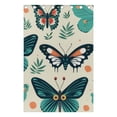thumbnail image 5 of Butterflies Leaves Green Black Out Curtains 72 Inch Length Curtains for Sliding Glass Doors Bedroom Living Room 2 Pack, 5 of 6