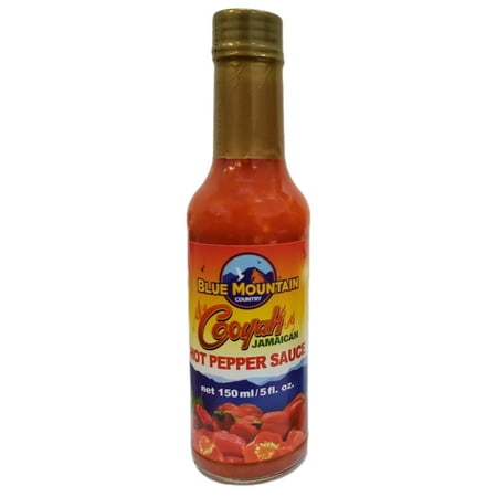 Jamaican Hot Pepper - (3 Pack) Blue Mountain Country Cooyah Jamaican Hot Pepper Sauce - 150 ml