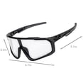thumbnail image 3 of LOWLHOME 2026 New Photochromic Cycling Sunglasses,Bold Square Full Rim Sport Riding Glasses,Polarized Sports Sunglasses for Men Women,UV400 Protection Sun Glasses for Running Cycling Fishing(), 3 of 6