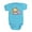 Turquoise, variant on CafePress - Macaron Kitty - Cute Infant Bodysuit Baby Romper - Size Newborn - 24 Months