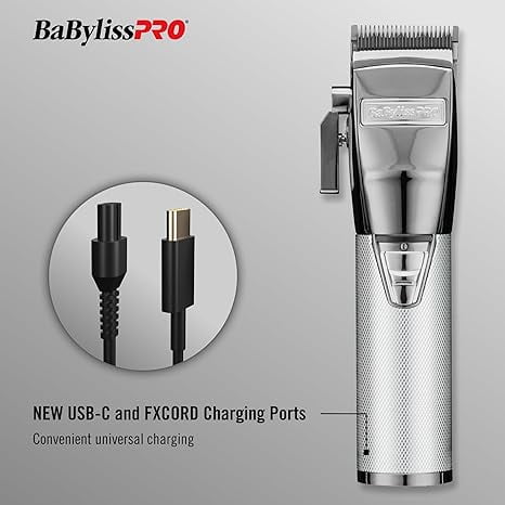 BaBylissPRO SilverFX Plus All-Metal Lithium Professional Hair