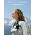 thumbnail image 2 of Backpack Mount for Pocket 3 Camera - Bigcan Quick Release Clip Frame for DJI Osmo Pocket 3, Dual Cold Shoe Adapter for Microphone Light, Secure Strap Mount for Travel Vlog Hiking, 2 of 11