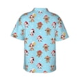 thumbnail image 3 of Daiia winter cow cute Hawaiian Shirt for Men Gentle Cotton Regular Short Sleeve Casual-3X-Large, 3 of 9