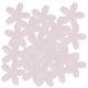thumbnail image 1 of 100 piezas de flores de taladro de satén recortadas para manualidades nupciales de boda de bricolaje de 4 cm Rosado Zulema Piezas de flores adornos, 1 of 8