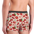 thumbnail image 3 of Uemuo Tomatoes Pattern Men's Boxer Briefs,Trunk Anti-Chafing,Comfortable, Durable, and Stylish Underwear-Large, 3 of 9