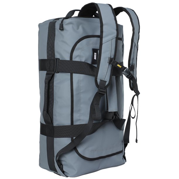Mochila Duffle MIER 60 L resistente al agua para gimnasio, deportes y viajes