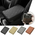 thumbnail image 4 of QHUDLV Wave Embroider PU Leather Car Armrest Mat Center Console Arm Rest Protection U0, 4 of 9