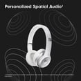 thumbnail image 3 of Beats Solo 3 - Auriculares supraaurales inalámbricos Bluetooth, compatibles con Apple y Android, hasta 40 horas de duración de la batería - Plata (último modelo), 3 of 5