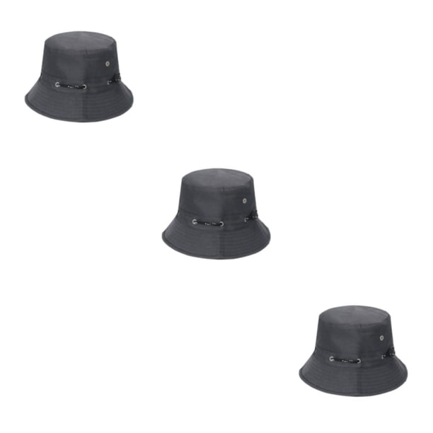 Sombrero de pescador cómodo y transpirable con protección solar Sonducket gris oscuro 58cm
