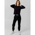 thumbnail image 6 of Kalolary Women's Cinch Bottom Sweatpants with Pockets Plain Tracksuit Baggy Elastic Waist Trousers for Casual Hip Hop, Gym and Jogging, 6 of 7