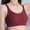 Red, variant on Fatuov Wireless Bras for Women Full Coverage Push-Up Bralettes for Home Solid Color Sexy Thin Adjustable Straps Breathable Summer Bras 40B, Gray