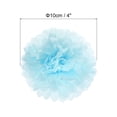 thumbnail image 2 of Uxcell Tissue Pom Poms Flowers Paper Flower Ball for Party Backdrop Decoration Light Blue 4", 2 of 7