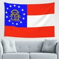thumbnail image 1 of Georgia State Seal Flag Tapestry, Aesthetic Wall Hanging Tapestries Dorm Room Home Decor, 60" x 40", 1 of 7