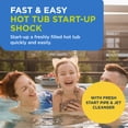 thumbnail image 2 of FROG Jump Start and Pipe & Jet Cleanser for Hot Tubs - Start-Up Chlorine Shock and Single Dose Deep Clean Purge Cleaner - Hot Tub Set Up & Treatment - 3 Pack, 2 of 8
