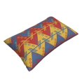 thumbnail image 3 of YFYANG Super Soft Rectangular Plush Cushion Cover (Without Pillow Insert), Geometric Stripe Art Comfort and Non-Pilling Hidden Zip Bedroom Sofa Pillowcases, 16"x24", 3 of 9