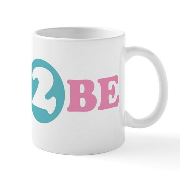 CafePress - Mom 2 Be Mug - 11 oz Ceramic Mug - Novelty Coffee Tea Cup