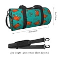 thumbnail image 2 of Easygdp Colorful Crab Bolsa de Viaje, Bolsa de Mano, Bolsa de Gimnasio, Bolsa de Equipaje para Viaje, 2 of 6