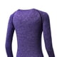 thumbnail image 5 of TaTaai Womens Stretch Quick Dry Yoga Shirt Long Sleeve Solid Color Fitness Top Round Neck Casual Workout Sportswear Gift, 5 of 5