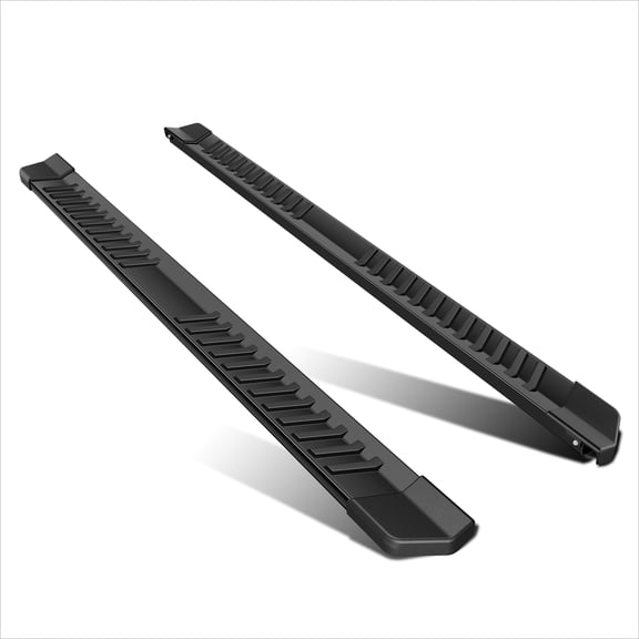 PM PERFORMOTOR for 04-14 Ford F150 SuperCrew Cab 6" Flat Side Step Nerf Bar Running Board Black