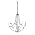 thumbnail image 5 of 12108-PN Millennium Lighting Eisley - 8 Light Chandelier-38.25 Inch Tall and 36 Inch Wide-Polished Nickel Finish, 5 of 6