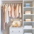 thumbnail image 6 of Foldable Fabric Storage Bin With Handle Collapsible Basket Box Storage With Lid Organizer Bears Eating Honey, 6 of 7