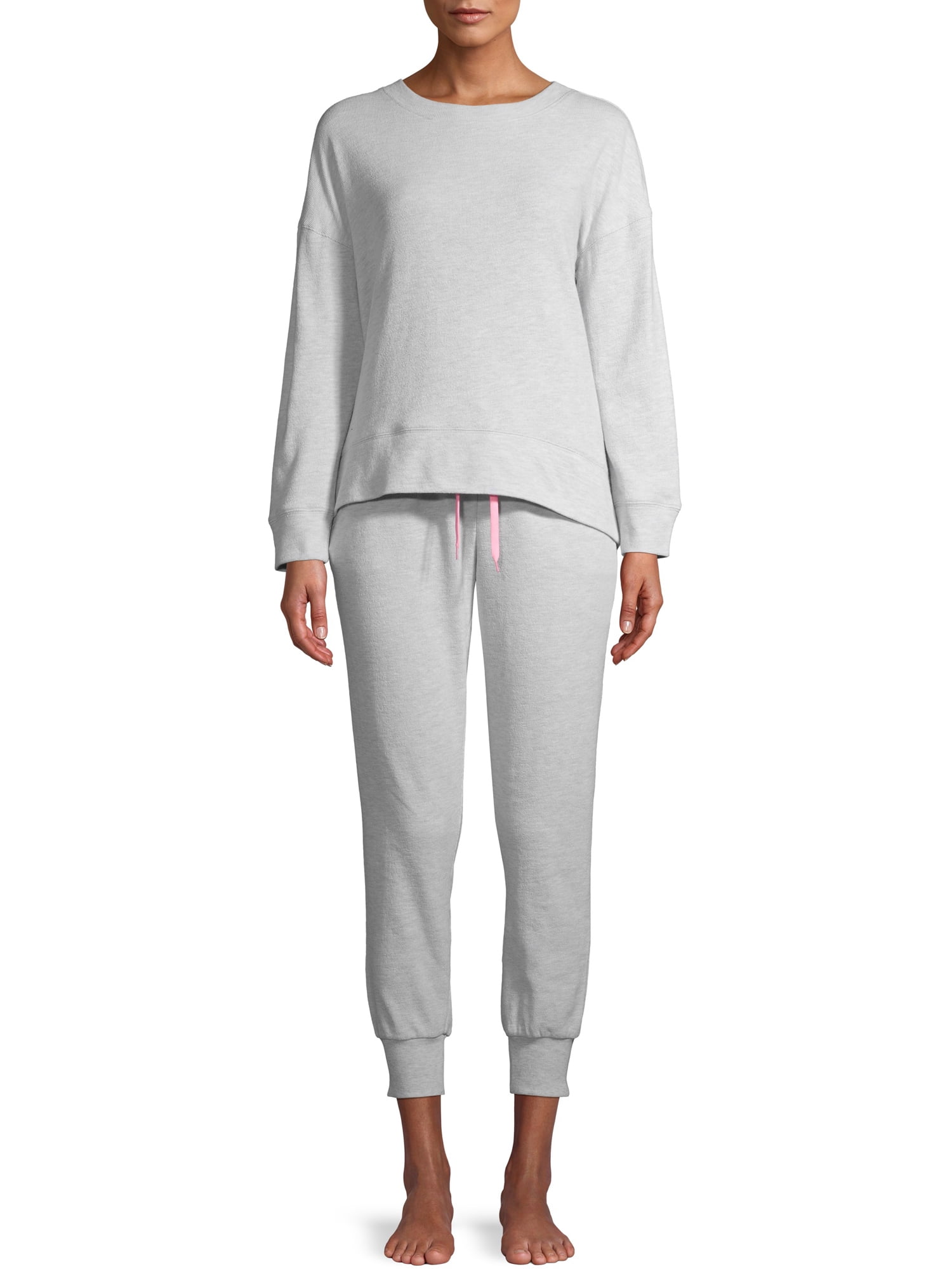 Secret Treasures Women's and Women's Plus Top & Pant Beach Fleece Set
