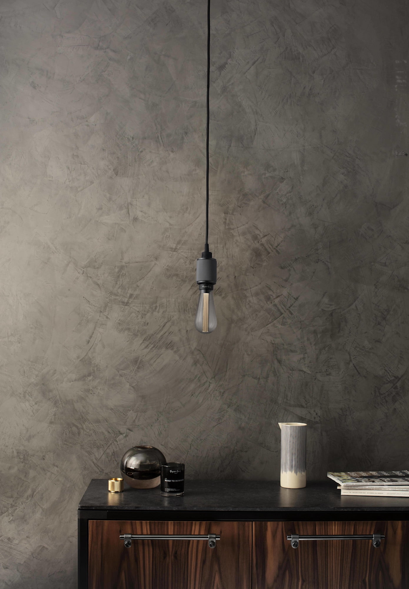 Buster + Punch NHM-361604 Heavy Metal 3" Wide Mini Pendant - Burnt Steel