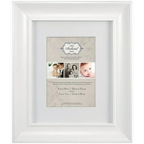 ARCHIVAL SERIES White Matted Wood frame 8x10 5x7 by MCS - 5x7