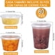 thumbnail image 3 of Juego de 60 Contenedores para Alimentos y Preparación de Comidas (Meal Prep), Toppers de Plástico Reutilizables, 3 Tamaños (32/16/8 oz), Aptos para Microondas y Congelador, Sin BPA, 3 of 4