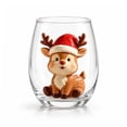 thumbnail image 3 of Cute Christmas Collection Commemorative Glass Cup Large Capacity 2D Printed Glass For Daily Drink Holiday Table Decor Gift, 3 of 8