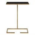 thumbnail image 1 of Safavieh Table d'Appoint en Fer et Verre Neil en Or et Noir, 1 of 5