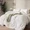 Coconut White, variant on Ruvanti Queen Size Cotton Duvet Cover Set - Off White 3 Pieces with Button Closure, 92x96 inches