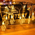 thumbnail image 4 of Neinkie Halloween Skeleton Skull Hand Lights, LEDs Life-Size Skeleton Led Hands Purple String Lights, Plastic Scary Halloween Party Props Decoration Indoor, 4 of 6