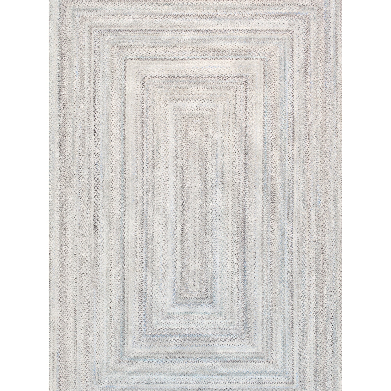 Pasargad Home Lagos 5' X 8' Hand Braided Blue/MultiColor Rug - All Ages, Indoors & Outdoors