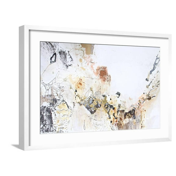 Art.com Black & White Series I Art Print by Jennifer Gardner, White Frame Wall Art, 29" x 21"