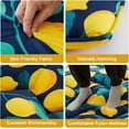 thumbnail image 3 of Japanese Futon Mattress, Full Size Foldable Thick Tatami Floor Mat Portable Sleeping Mat with Lemon Pattern for Camping, Dormitory, Dark Blue, 3 of 7