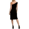 thumbnail image 2 of H Halston Womens One Shoulder Midi Cocktail and Party Dress, 2 of 2