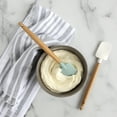 thumbnail image 3 of Nordic Ware 2 Piece Silicone Spatula Set with Beechwood Handles for Small Batches, 3 of 4